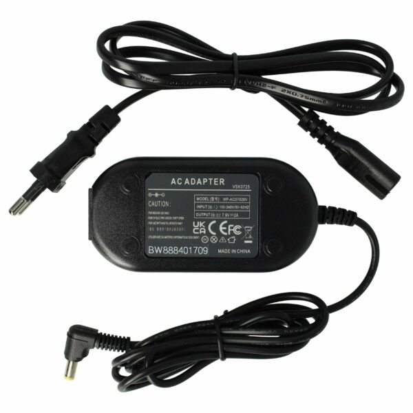 Adaptador de Alimentação vhbw Compatível com Panasonic VSK0725 - 7.9 V 2.0 A, 2 m