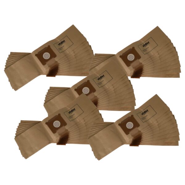 Pack 50x Sacos para Aspirador compatíveis com Fakir 2204805, 2601805, 3288810, 3270805 e Hako - Papel