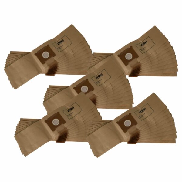 Pack 50x Sacos para Aspirador compatíveis com Fakir 2204805, 2601805, 3288810, 3270805 e Hako - Papel