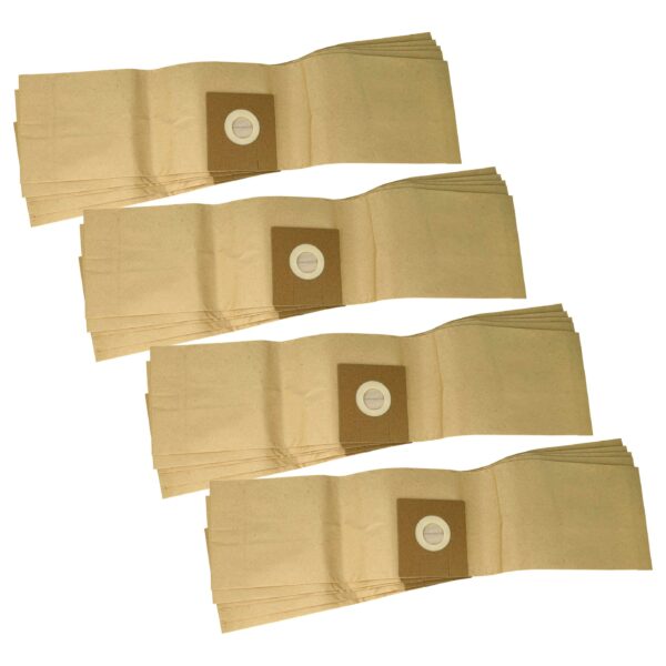 20x Sacos para Aspirador vhbw substitui Ecolab 10009747 para Aspiradores Hako - papel filtro