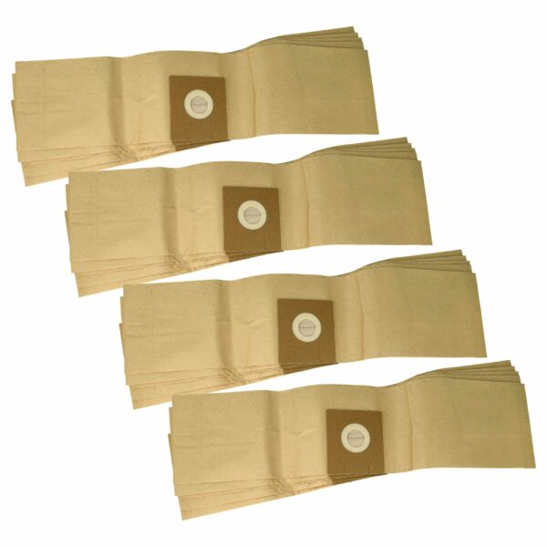20x Sacos para Aspirador vhbw substitui Ecolab 10009747 para Aspiradores Hako - papel filtro