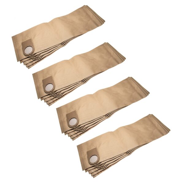 20x Sacos para Aspirador vhbw para Metabo ASA 2025, ASR 1250 - Papel