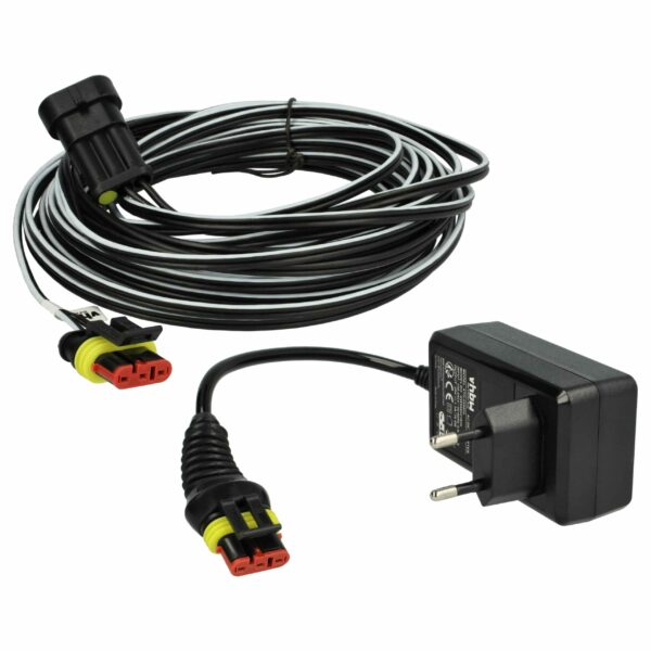Adaptador e Cabo de Alimentação vhbw para Cortadores de Relva Robóticos Gardena, Husqvarna, McCulloch - 10m