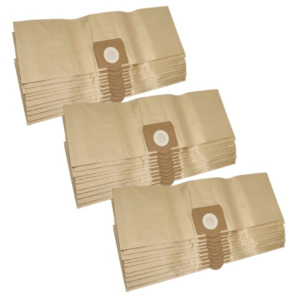 Pack 30x Sacos para Aspirador compatível com Bosch Typ X, Typ W e Tefal - papel