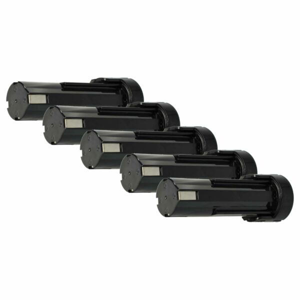 5x Bateria vhbw para Panasonic 6538, 6545, 6540, 6539 - 3300 mAh, 2.4 V, NiMH