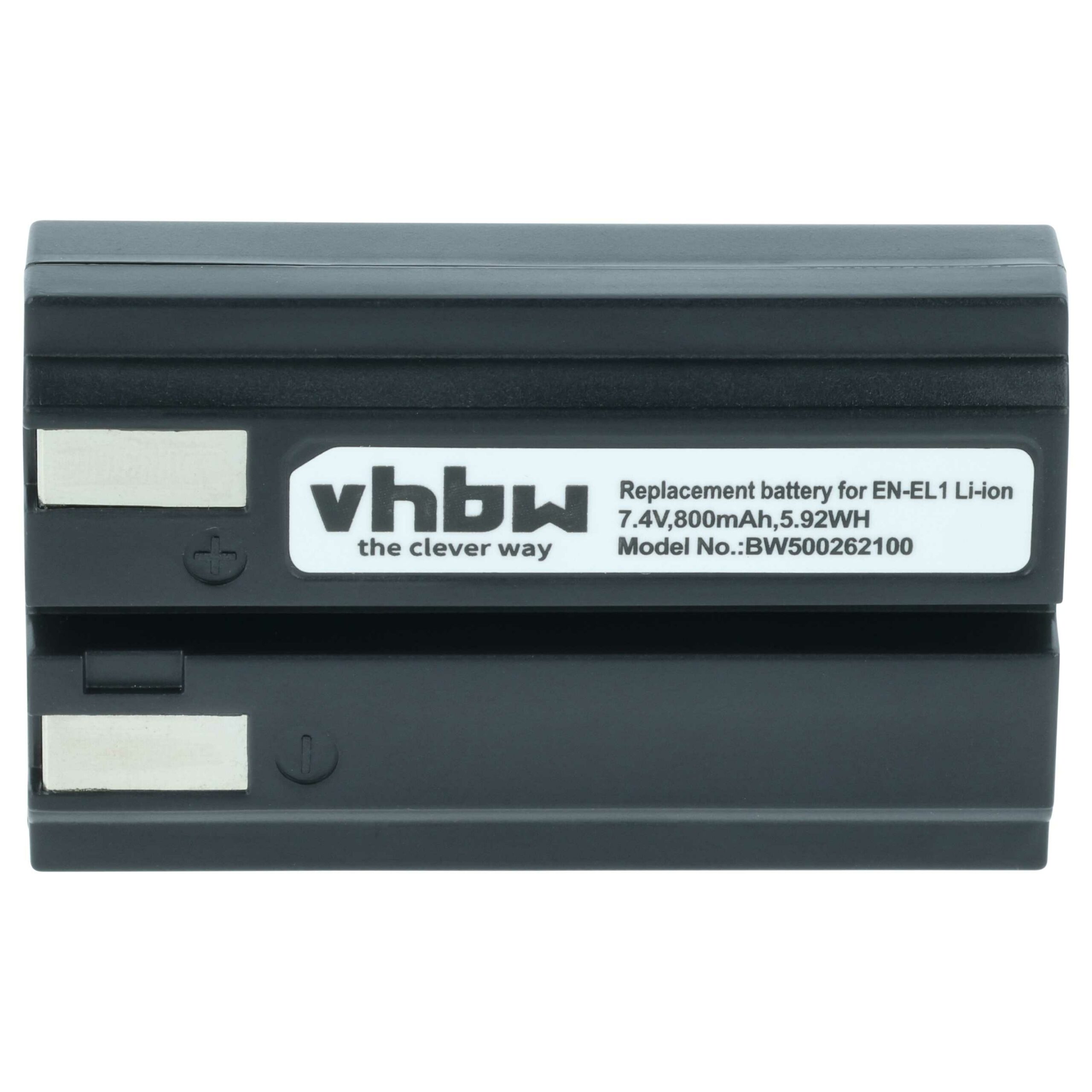 Bateria vhbw substitui Minolta NP-800 / Nikon EN-EL1 - 800mAh, 7.2V, Li-Ion - Image 3