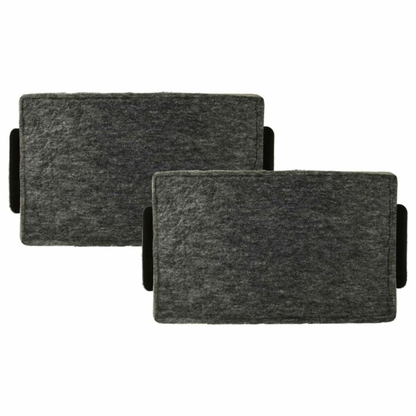 Filtro de Carvão Ativado vhbw para Coifa Miele - Pack 2x Unidades (23,7 x 14,6 x 1,9 cm)