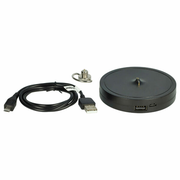 Estação de Carregamento USB para Colunas Logitech - Inclui Cabo USB-C Preto