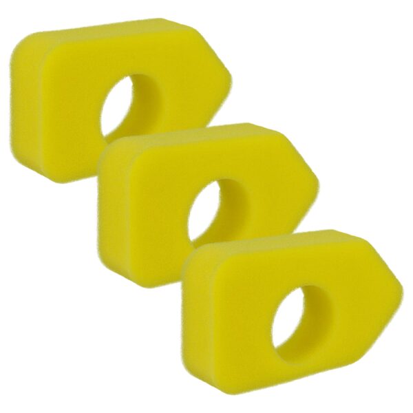 Conjunto de 3 Filtros de Espuma vhbw para Cortadores de Relva Briggs & Stratton 698369