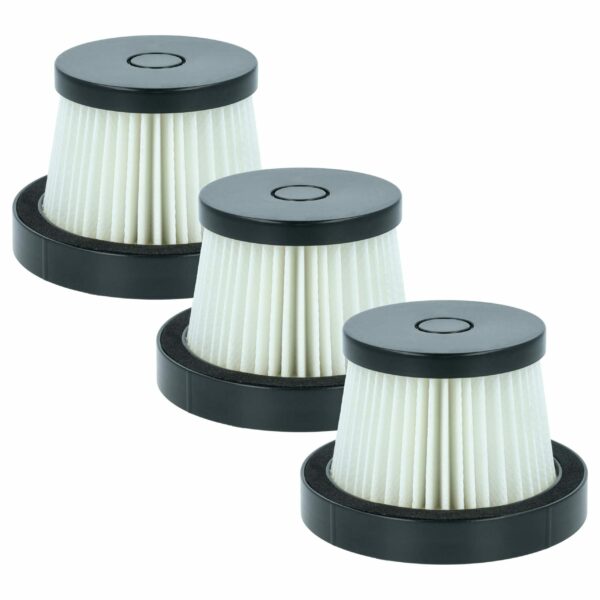 3x Filtro compatível com Aspirador BuTure JR400, JR700 - vhbw
