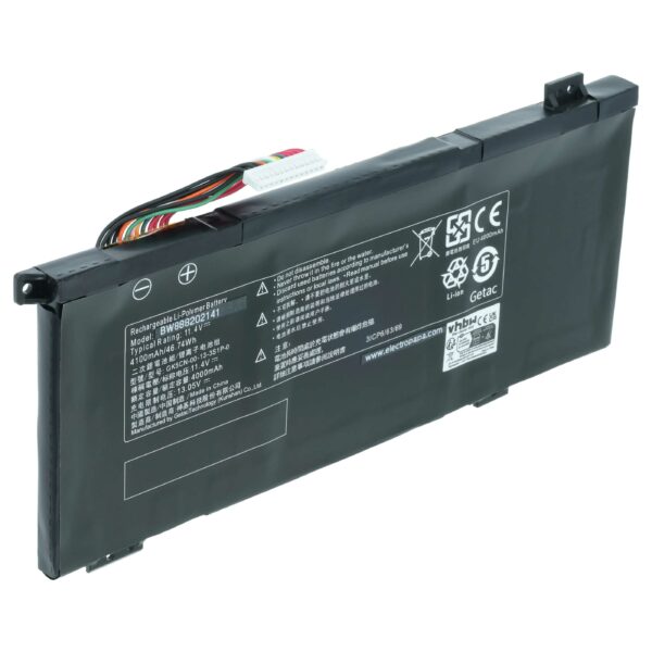 Bateria vhbw para Machenike / Mechrevo / Eluktronics - 4000 mAh 11.4 V Li-polymer