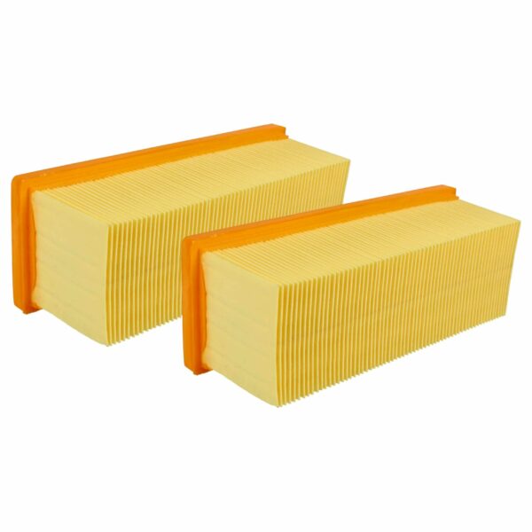 2x Filtro Plissado Substitui Kärcher 6.414-498.0 para Aspirador Kärcher