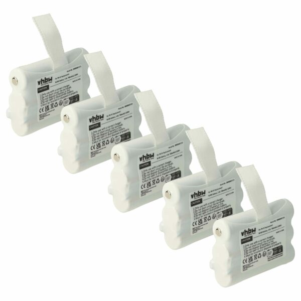 Bateria vhbw 5x para Midland PB-X6 - 700 mAh 3.6 V NiMH
