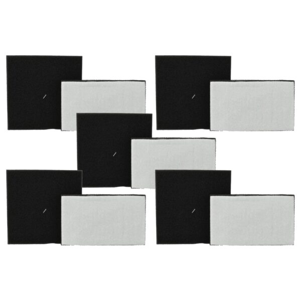 Conjunto de 5 Filtros para Aspirador Philips XV1220, CP0789 - vhbw
