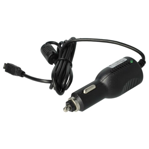Cabo Carregador Mini-USB para Automóvel 2.0 A com Antena TMC Integrada - vhbw
