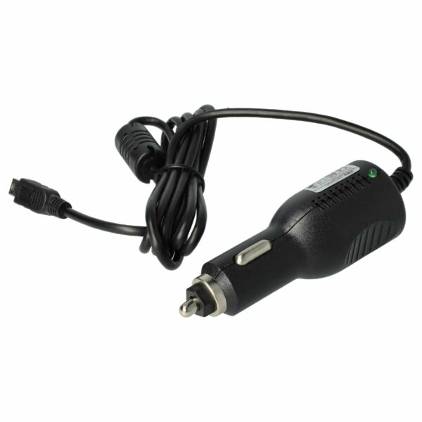 Cabo Carregador Mini-USB para Automóvel 2.0 A com Antena TMC Integrada - vhbw