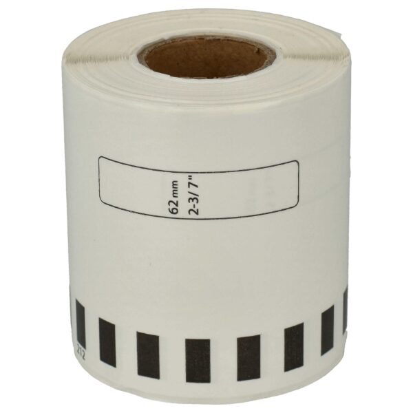 Rolo de Etiquetas compatível com Brother DK-22212 - Premium 62 mm x 15,24 m