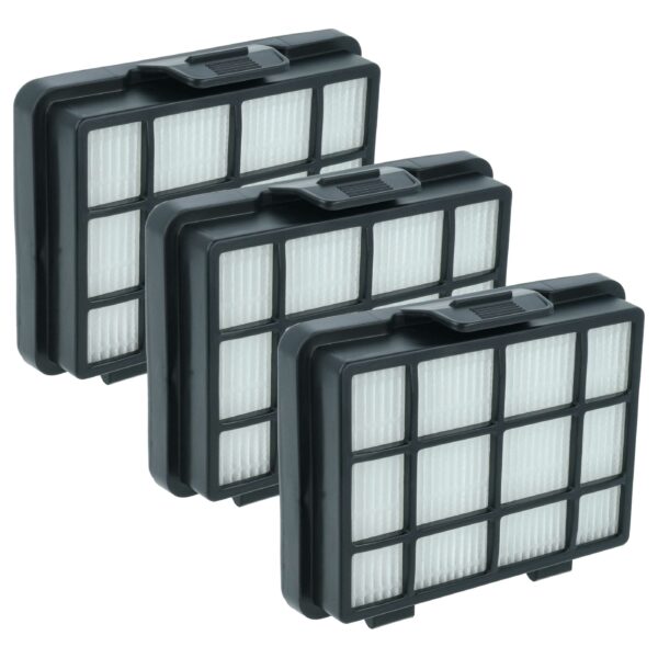 Pack de 3 Filtros de Escape para Aspirador Medion MD 17971 vhbw