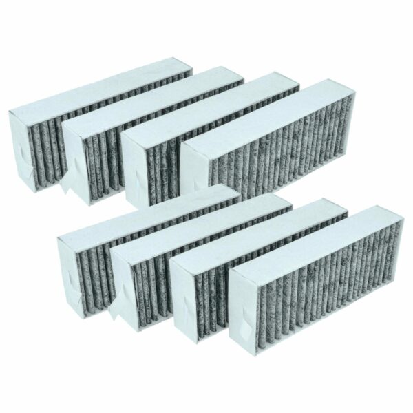 8x Filtro de Carvão Ativado para Coifa Bosch HEZ9VRCRO / Siemens vhbw