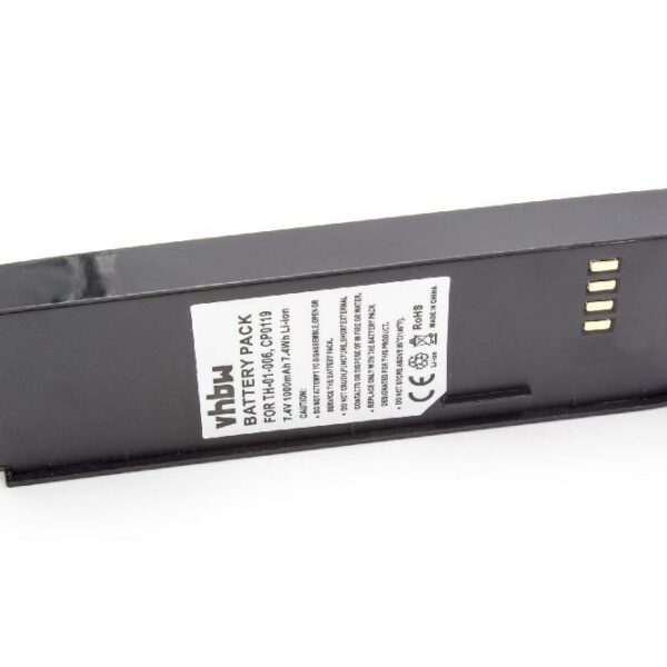 Bateria vhbw para Thuraya/Ascom - 1000 mAh 7.4V Li-Ion (substitui TH-01-006, CP0119)