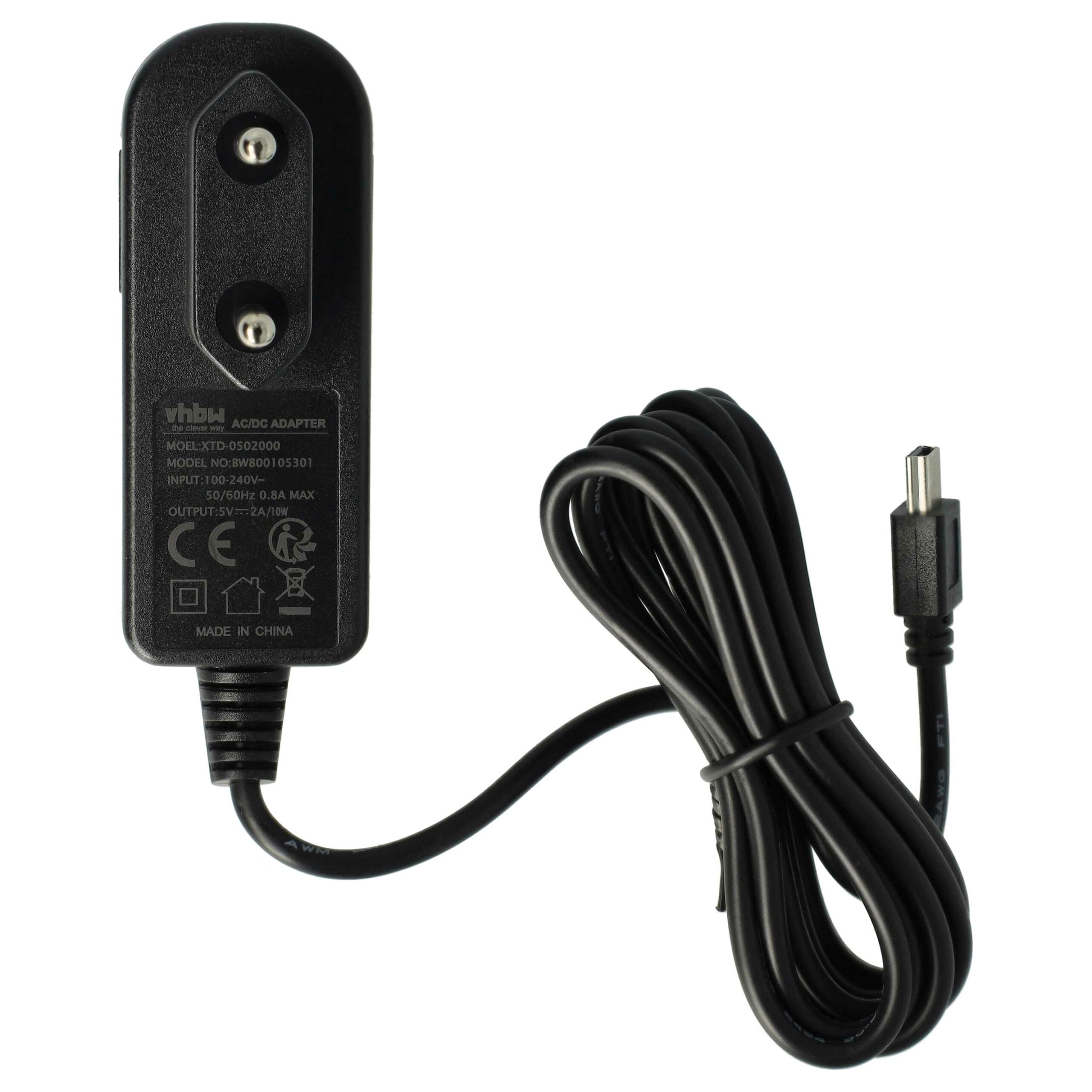 Carregador Mini USB Universal vhbw para Dispositivos Elétricos - 2.0 A / 5 V - Image 2