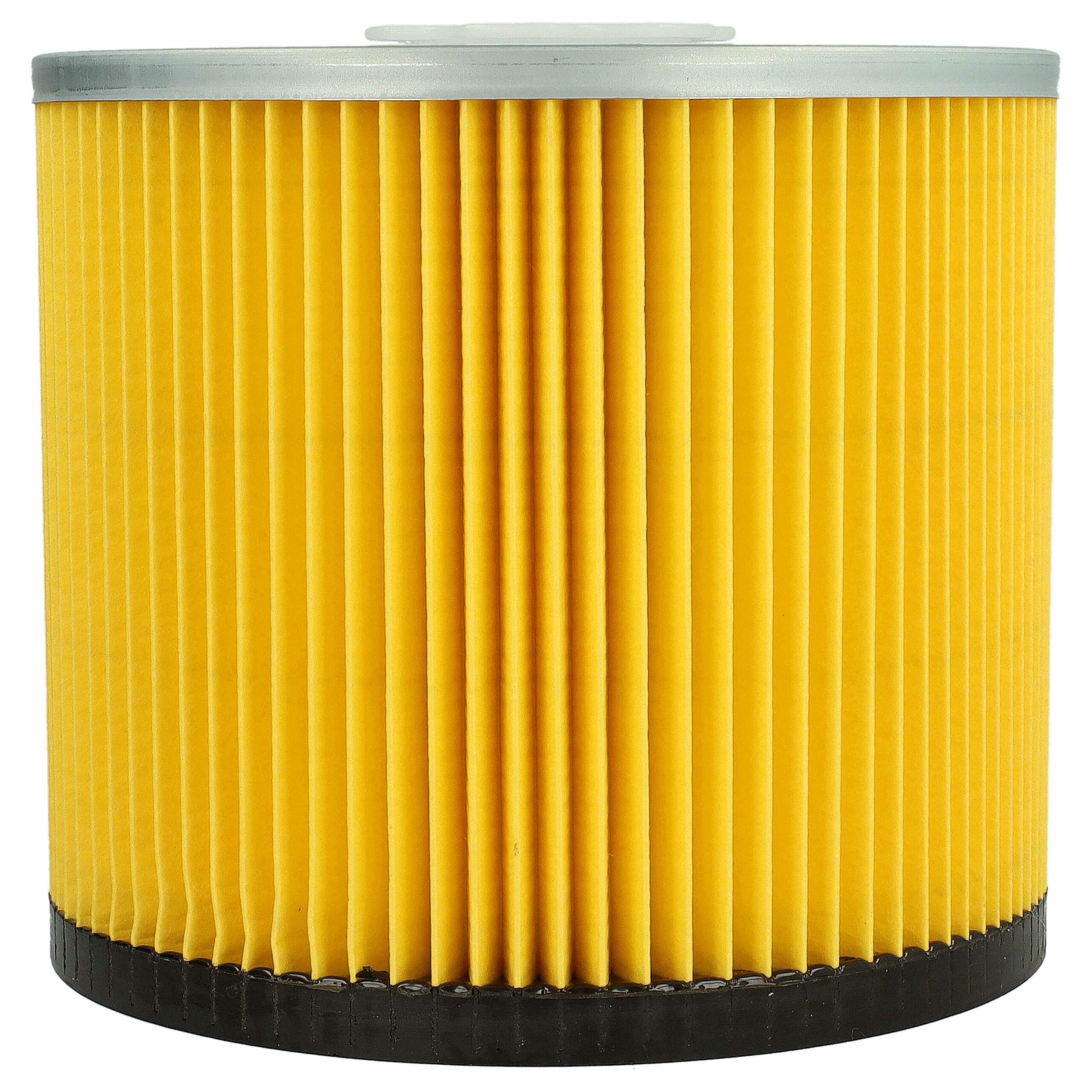 2x Filtro Cartucho Substituição Bosch 2607432001 para Aspiradores Bosch, Preto/Prateado/Amarelo - Image 2