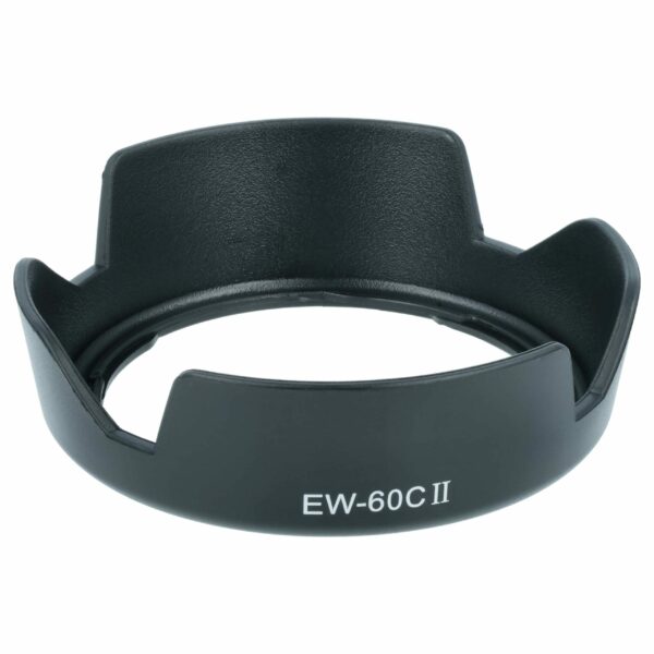 Capuz de Objetiva vhbw compatível com Canon EW-60C II, 58 mm, Preto
