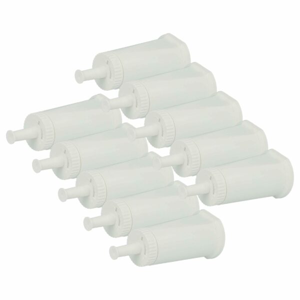 10x Filtro de Água compatível com Sage AS-CF100, BES008, BES0080NXX1, FMC011 para Máquinas de Café - Branco