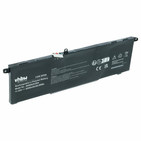 Bateria de substituição para HP (L84356-2C1, HSTNN-DB9U) - vhbw 5900 mAh 11.55 V Li-polymer