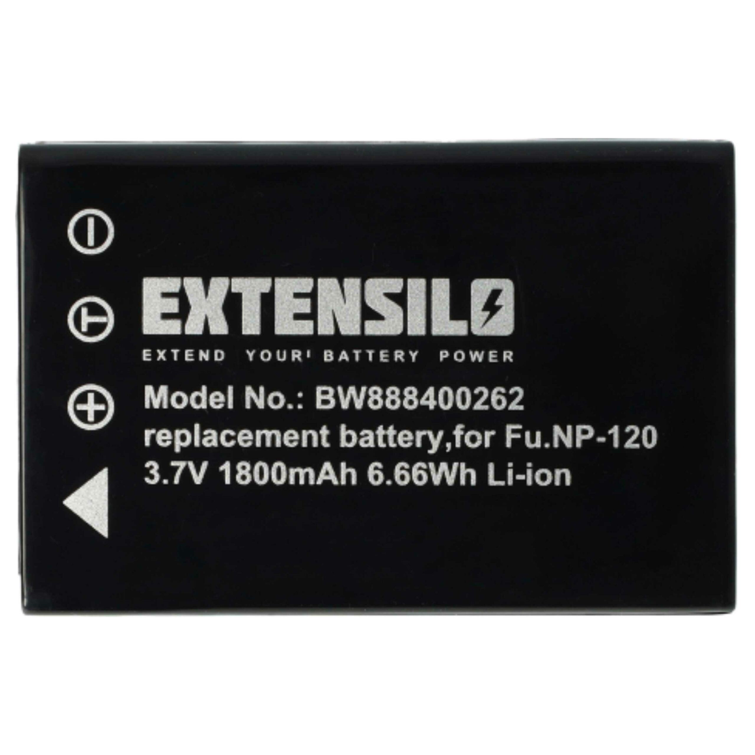 Pack de 3 Baterias EXTENSILO para Aiptek ZPT-PM18 - 1800mAh, 3.7V, Li-Ion - Image 3