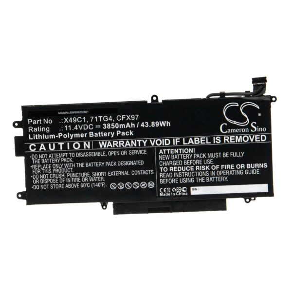 Bateria para Portátil vhbw para Dell Latitude 5289 / 7390 2-in-1 - 3850 mAh 11.4 V