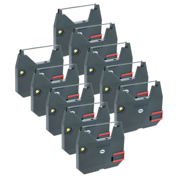 Pack 10x Fita de Tinta Compatível 153C para Impressoras Panasonic Matriciais e de Recibos - Preta