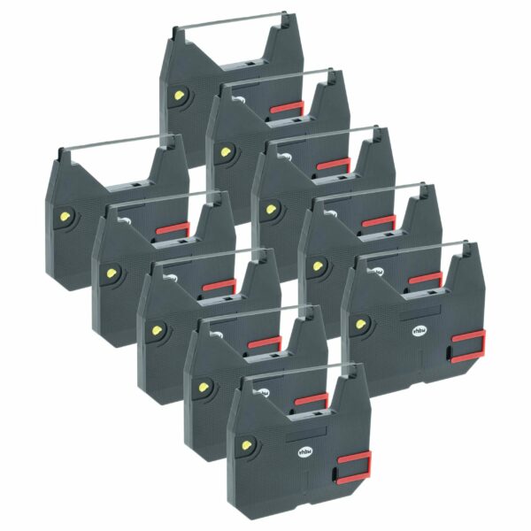 Pack 10x Fita de Tinta Compatível 153C para Impressoras Panasonic Matriciais e de Recibos - Preta