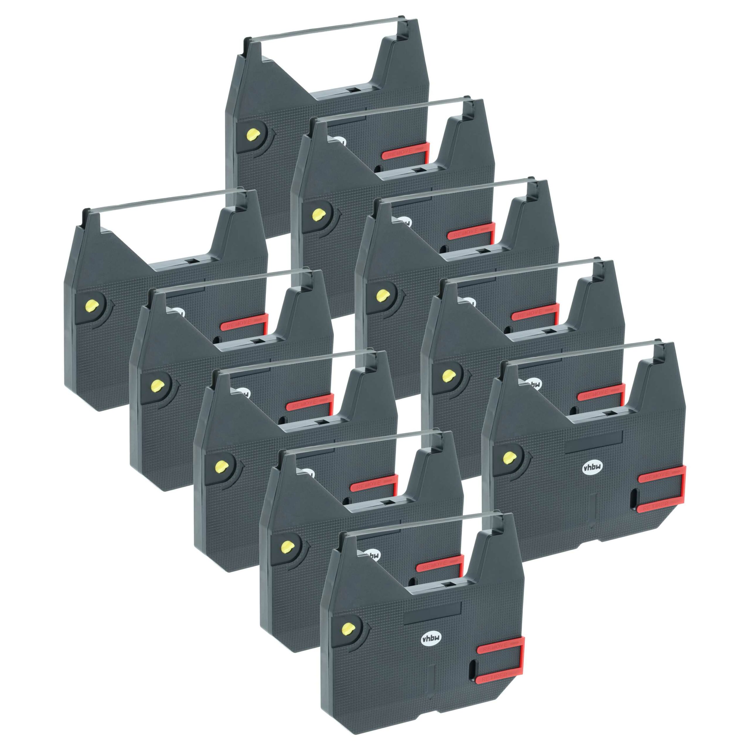 Pack 10x Fita de Tinta Compatível 153C para Impressoras Panasonic Matriciais e de Recibos - Preta