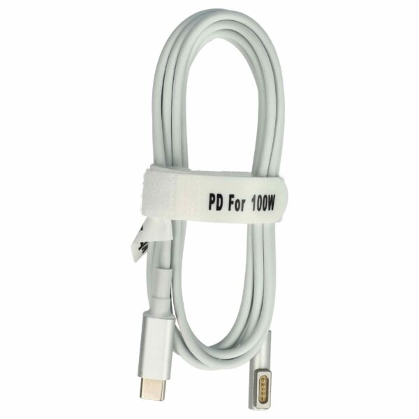 Cabo Adaptador USB Type C para MagSafe 1 vhbw para Apple - 100W, PVC, formato L