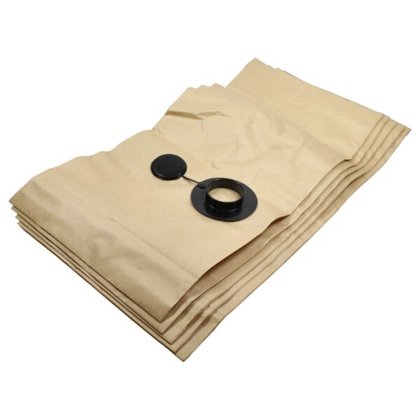 5x Sacos Filtro vhbw compatíveis com Festool 483143, FIS-SR 5/6 para Aspiradores Renfert - Papel