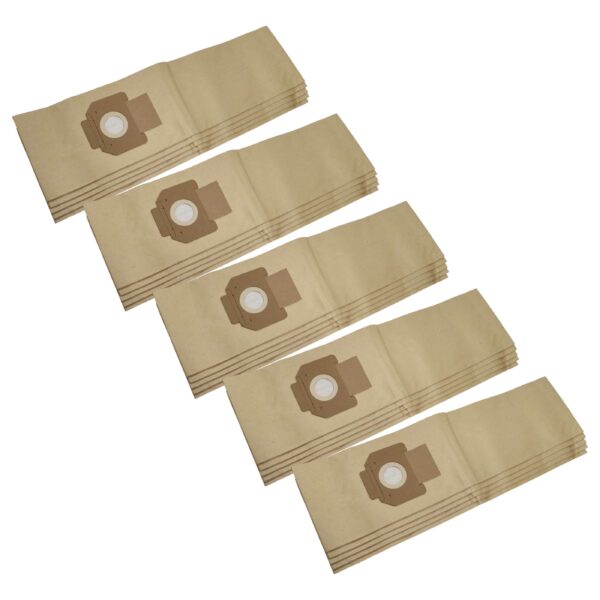 Pack 25x Sacos para Aspirador compatível com Makita P-70203 e Ghibli - papel