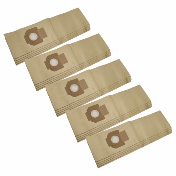 Pack 25x Sacos para Aspirador compatível com Makita P-70203 e Ghibli - papel