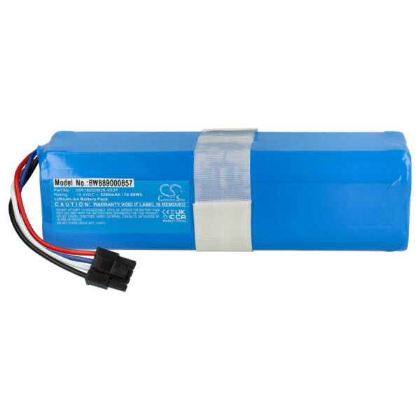 Bateria compatível 360 D080-4S2P para 360 / Eufy / Lifero 5200mAh, 14.4V, Li-Ion