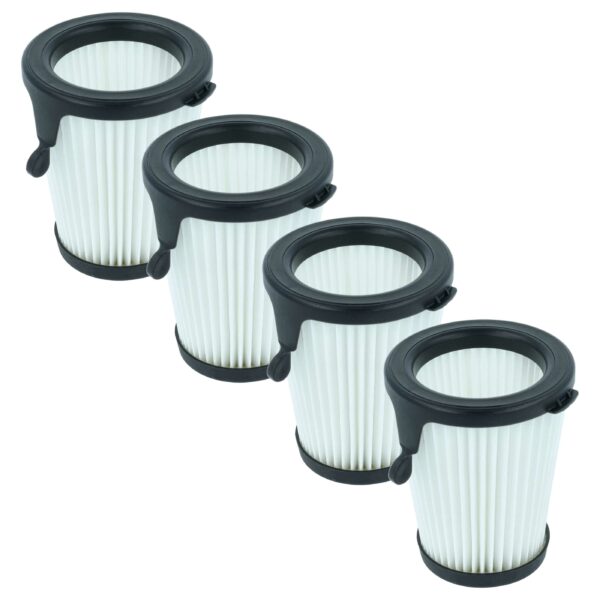 Pack 4x Filtros para Aspirador Milwaukee 49-90-1950 - Classe F8 vhbw