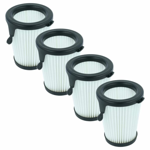 Pack 4x Filtros para Aspirador Milwaukee 49-90-1950 - Classe F8 vhbw