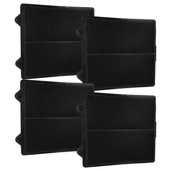 Conjunto de 4 Filtros de Carvão Ativado vhbw para Exaustor AEG, Zanussi e Electrolux