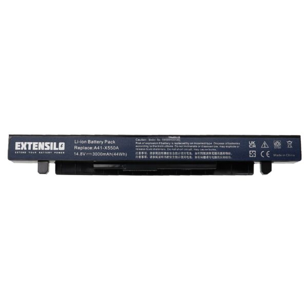 Bateria para Portátil ASUS A41-X550A, A41-X550 - 3000 mAh 14.8 V Li-Ion EXTENSILO