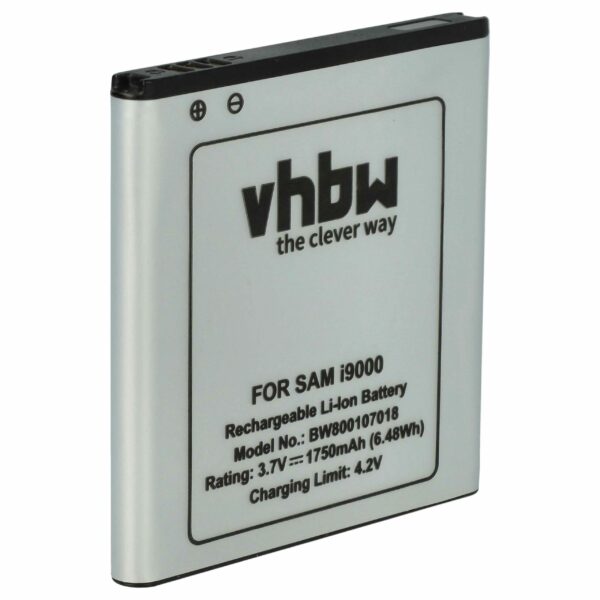 Bateria vhbw para Samsung EB575152VA, EB575152LU, EB575152 - 1750 mAh 3.7 V Li-Ion