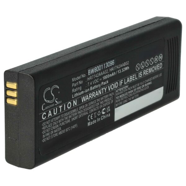 Bateria vhbw para Rádio EADS HR7742AAA02 / HR7742AAB02 1800 mAh 7.4 V Li-Ion