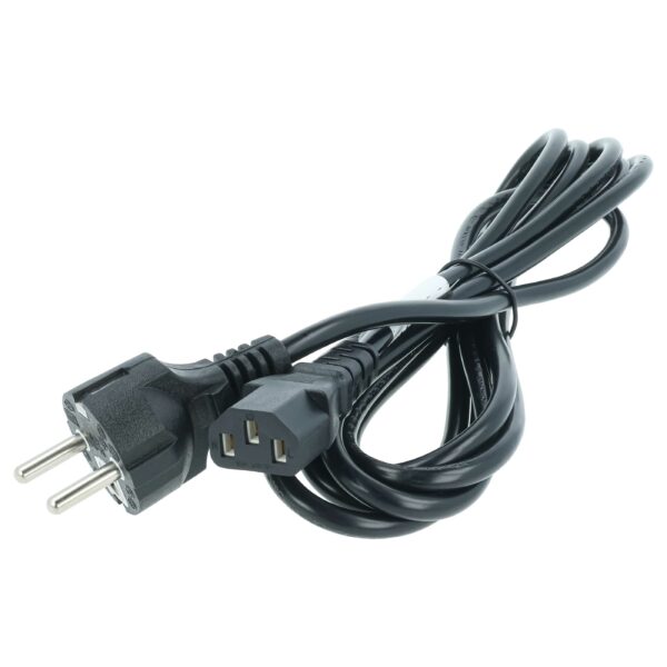 Cabo de Alimentação C13 Ficha Euro vhbw para PC, Monitor e Dispositivos - 3 m