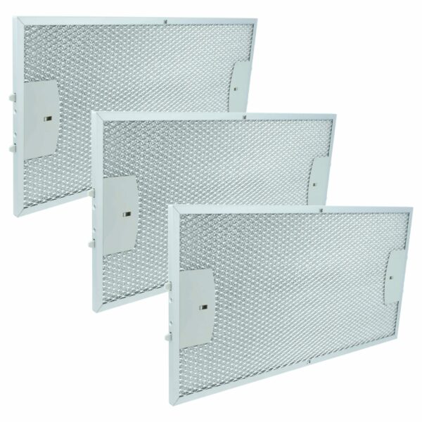3 Filtros de Gordura em Metal vhbw - Compatível Siemens 00434107