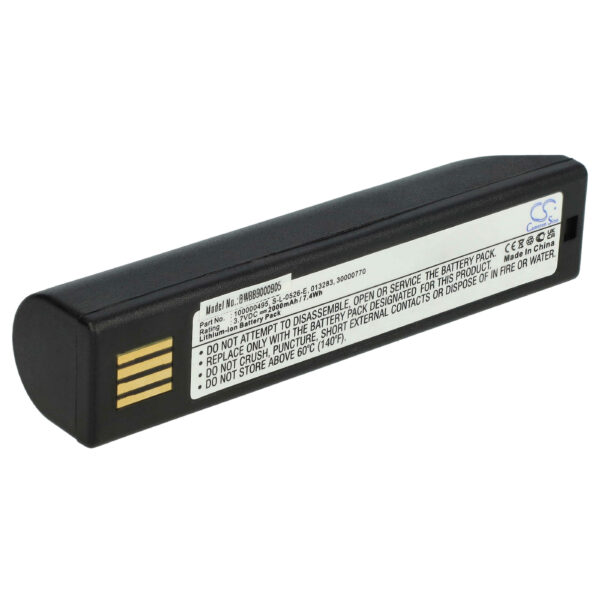 Bateria Compatível Honeywell 100006732, 013283, 100000495 para Scanner POS - 2600 mAh 3.7 V vhbw