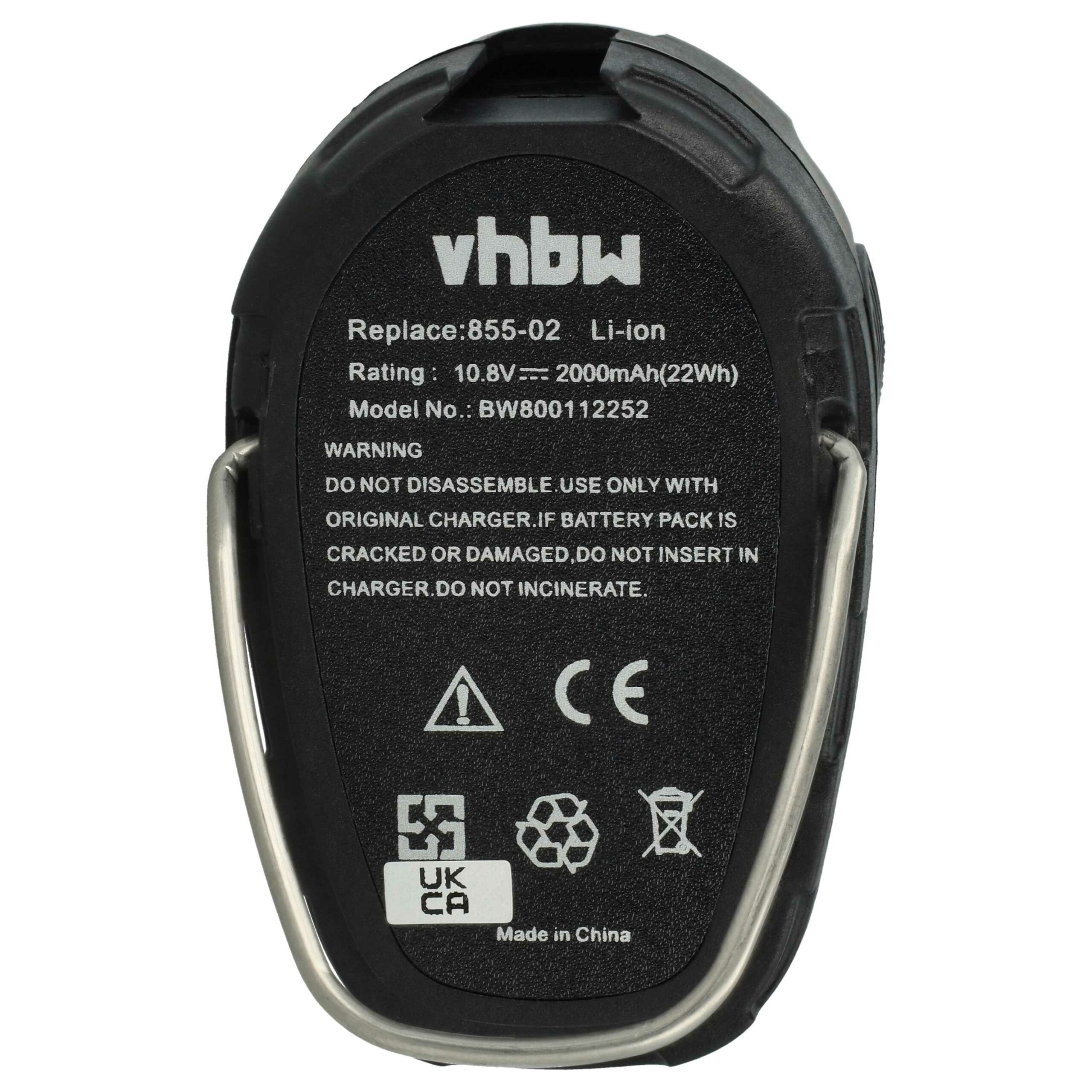 Bateria vhbw para Dremel 757-01 2000 mAh, 10.8 V Li-Ion - Image 3