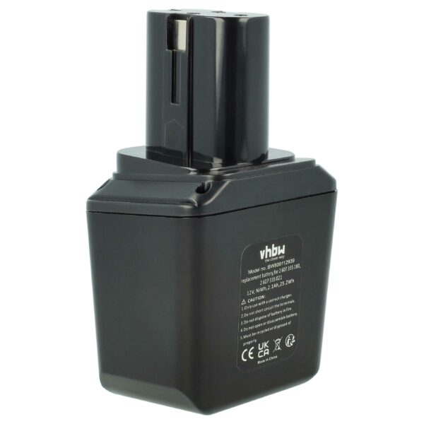 Bateria vhbw 12V 2100mAh NiMH para Bosch 2607335180, 2607355014, 2607335021
